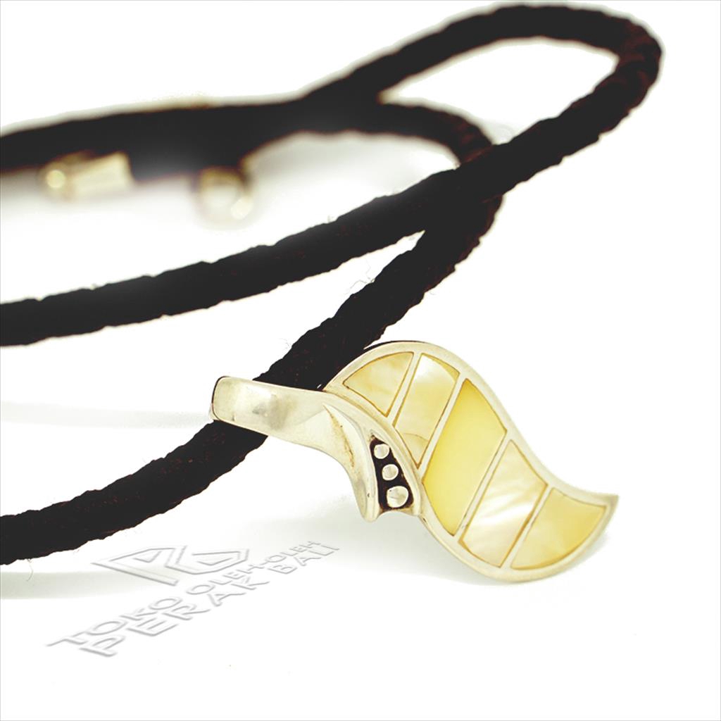 Liontin Sterling Silver 925 Perak Asli Kerang Bali Blade