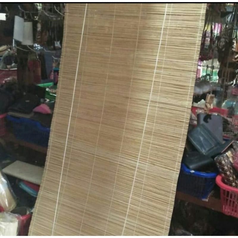 krey Dekorasi Jendela Tirai bambu lidi 50cm X 200cm Tirai bambu gulung warna natural termurah