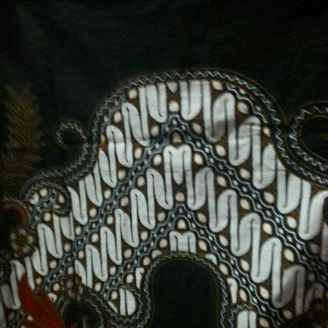 Couple Sarimbit Seragam Tunik Batik Jumbo Kerang Hitam M-5l