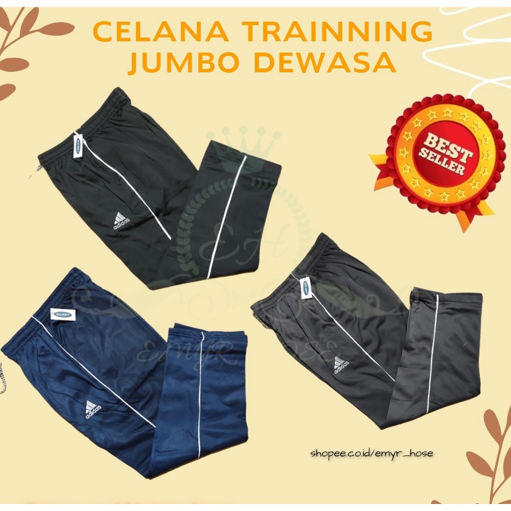 CELANA TRAINNING DEWASA PRIA WANITA JUMBO BIGSIZE PANJANG DEADORA DISTRO