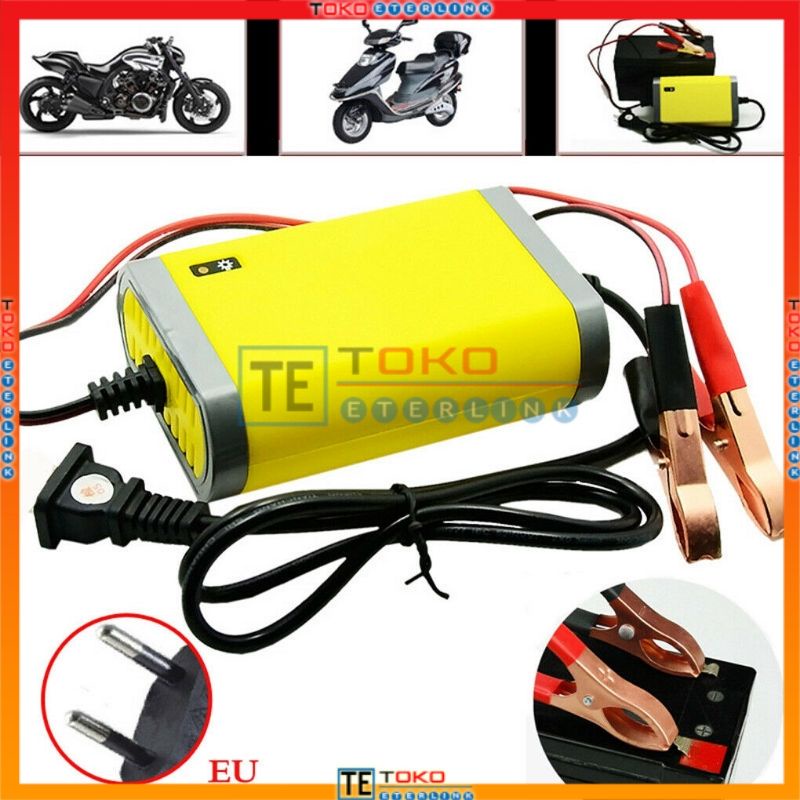 Cas aki/accu portable untuk motor dan mobil
