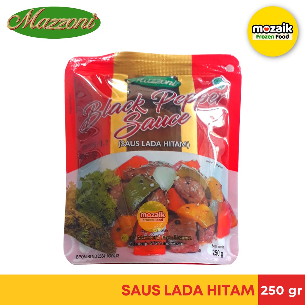 

Mazzoni Saus Lada Hitam Frozen Mart Frozen Food Palembang 250 gr