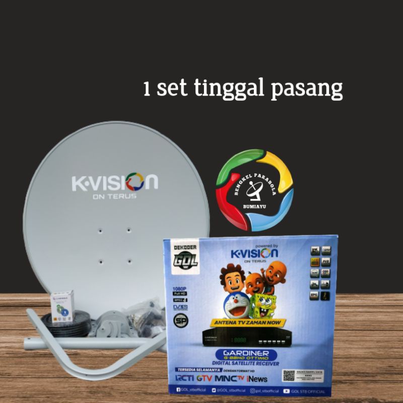 1 set parabola k vision 60 cm