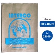 Kertas Nasi Interco New Per 50 Lembar - Interco Eceran / PEMBUNGKUS NASI TIDAK LENGKET