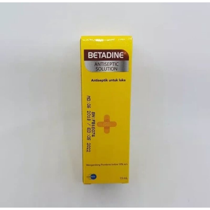 Jual Betadine 15ml Antiseptic Shopee Indonesia