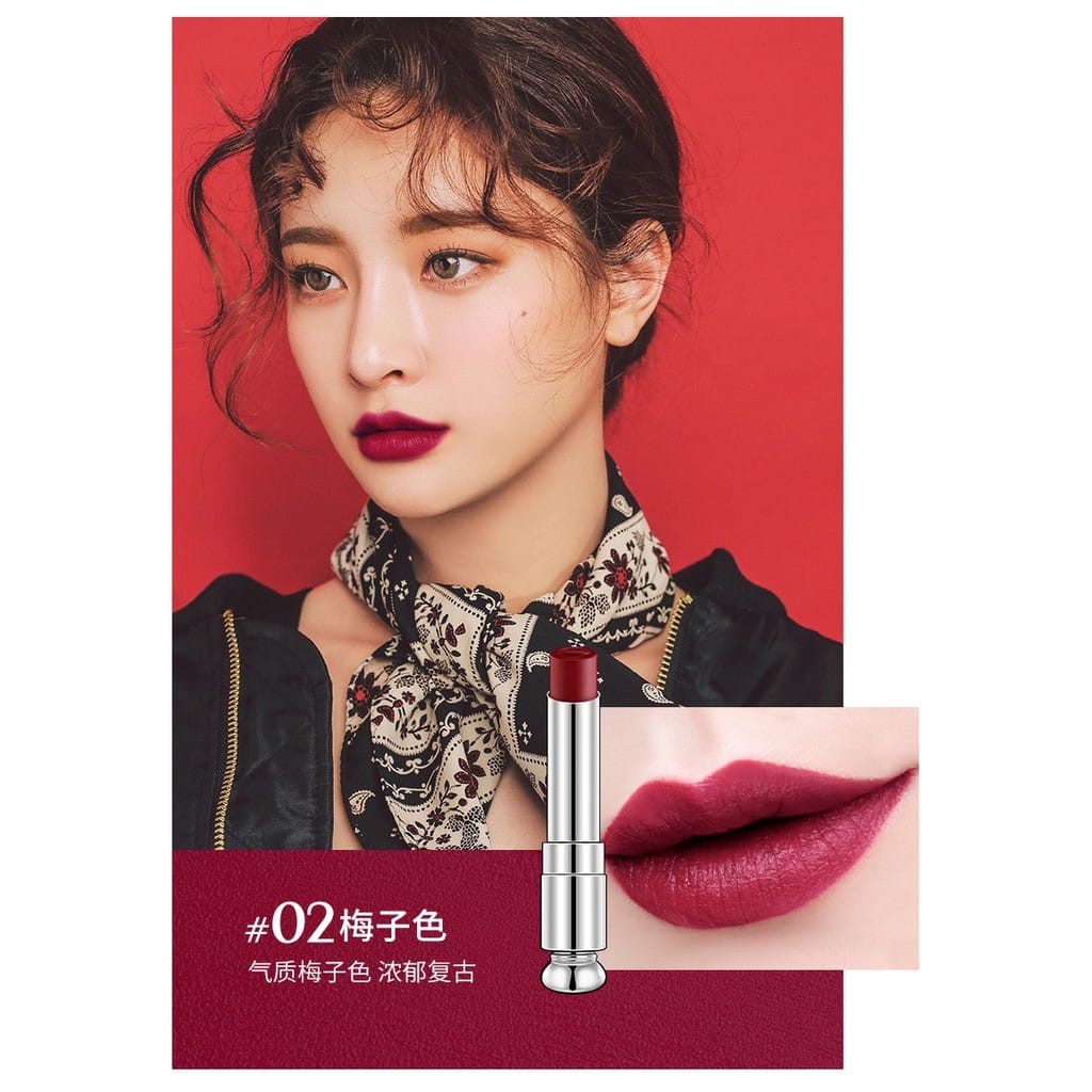 LAMEILA Bright Pink Lipstick Gradien Waterproof 8 Warna New LS 1008