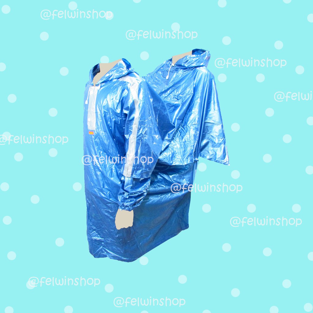 Jas Hujan Poncho 2 kepala 2 in 1 Funtastic Elmondo 708