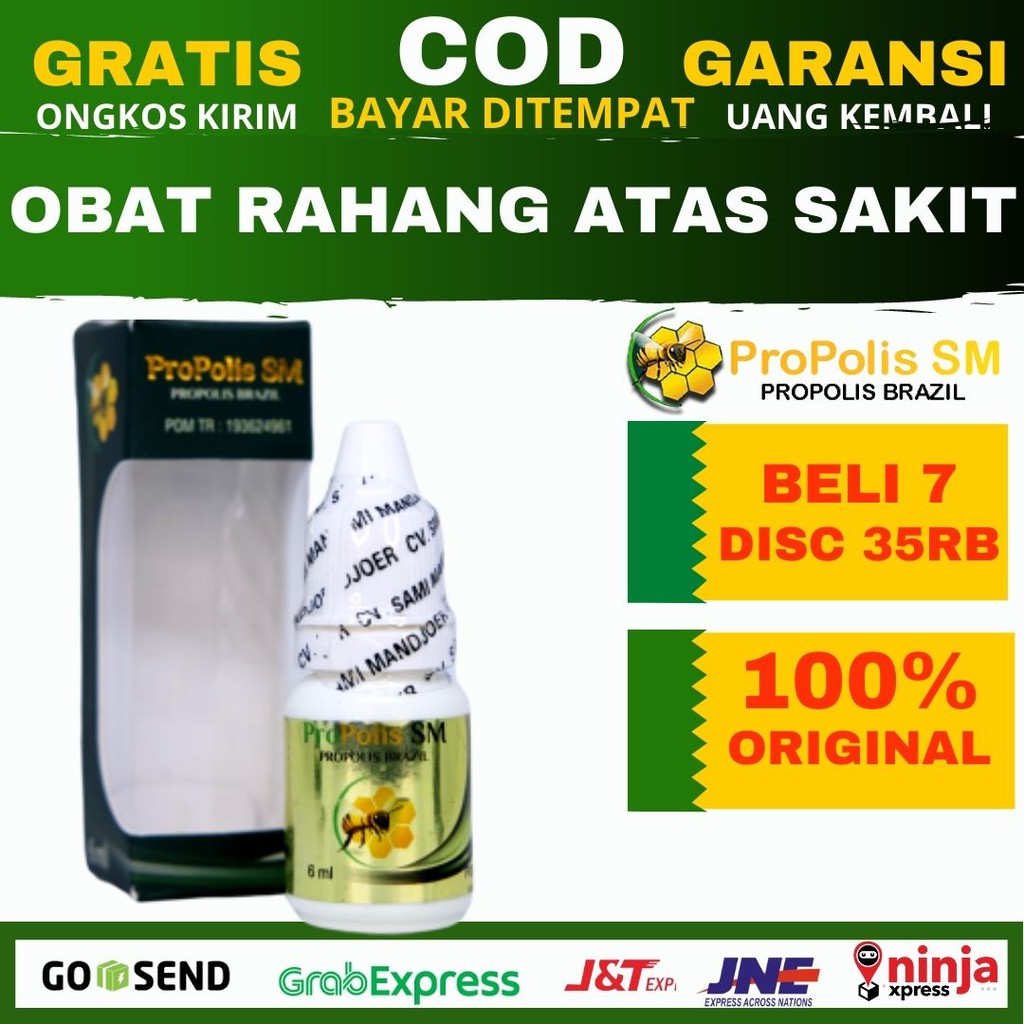 Obat Rahang Atas Sakit Rahang Bawah Sakit Rahang Pegal Rahang Nyeri Propolis SM ORIGINAL