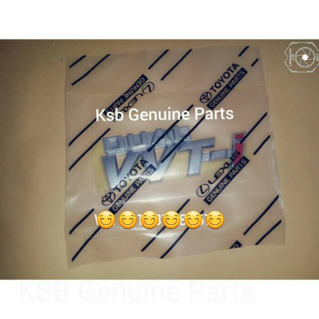 Emblem Dual Vvti Kecil Greet Avanza Xenia Rush Terios Original