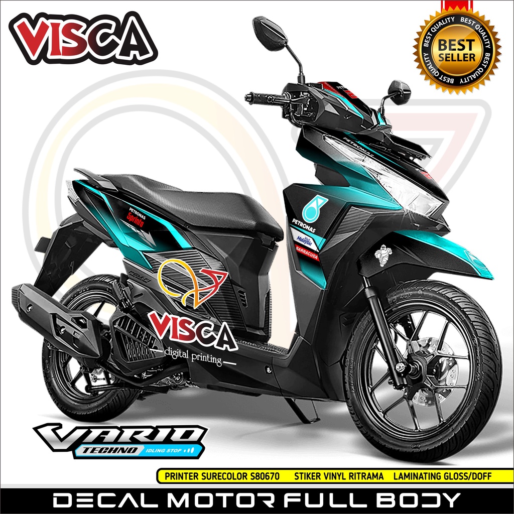 Decal Vario 125 LED Decal Vario 150 LED Stiker Vario 125 LED Decal Vario 150 2017 Petronas