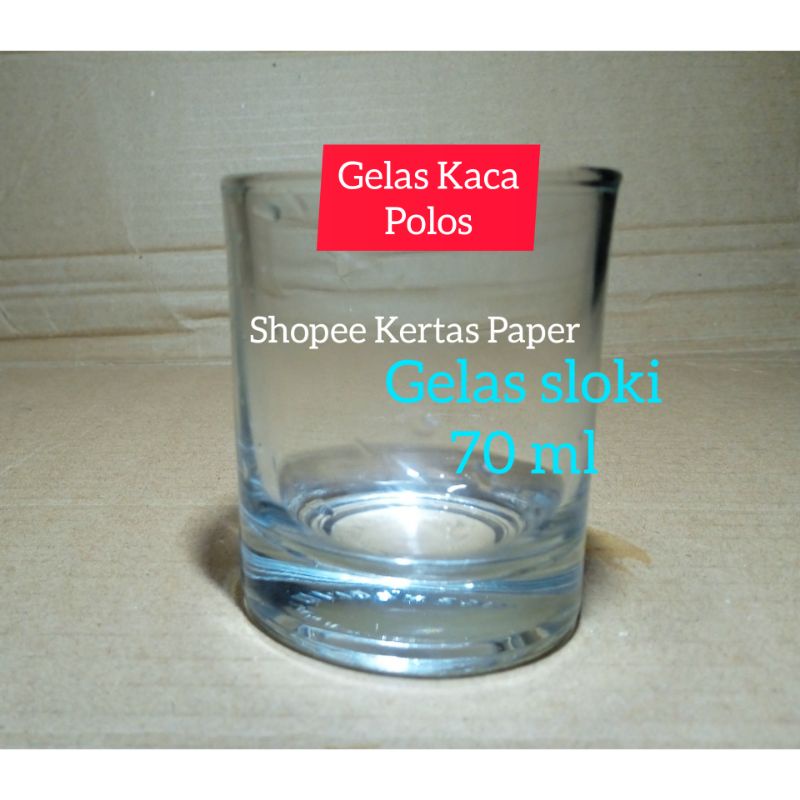 Gelas sloki kaca bening Gelas shot puding cocktail tiramisu