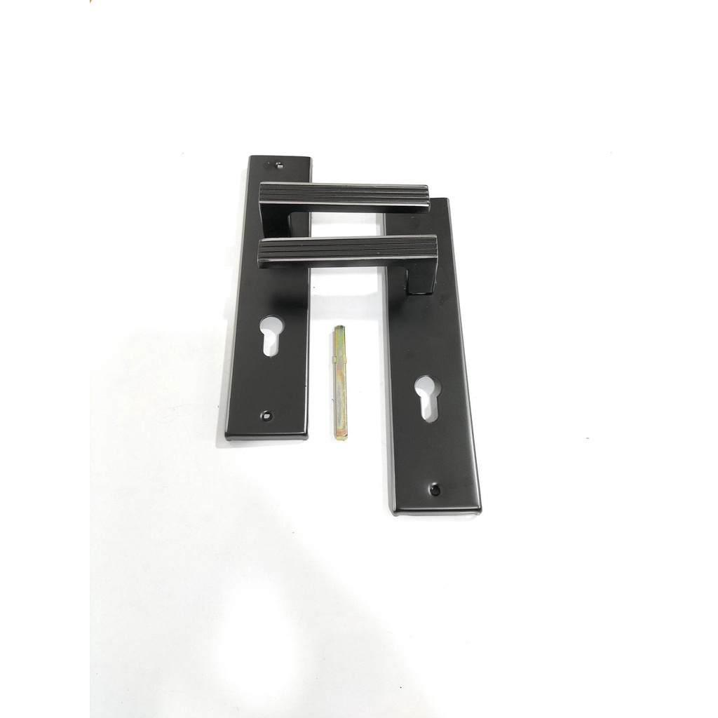 Handle Pintu + Silinder KOMPLIT TOTTI BLACK BESAR (G7112)