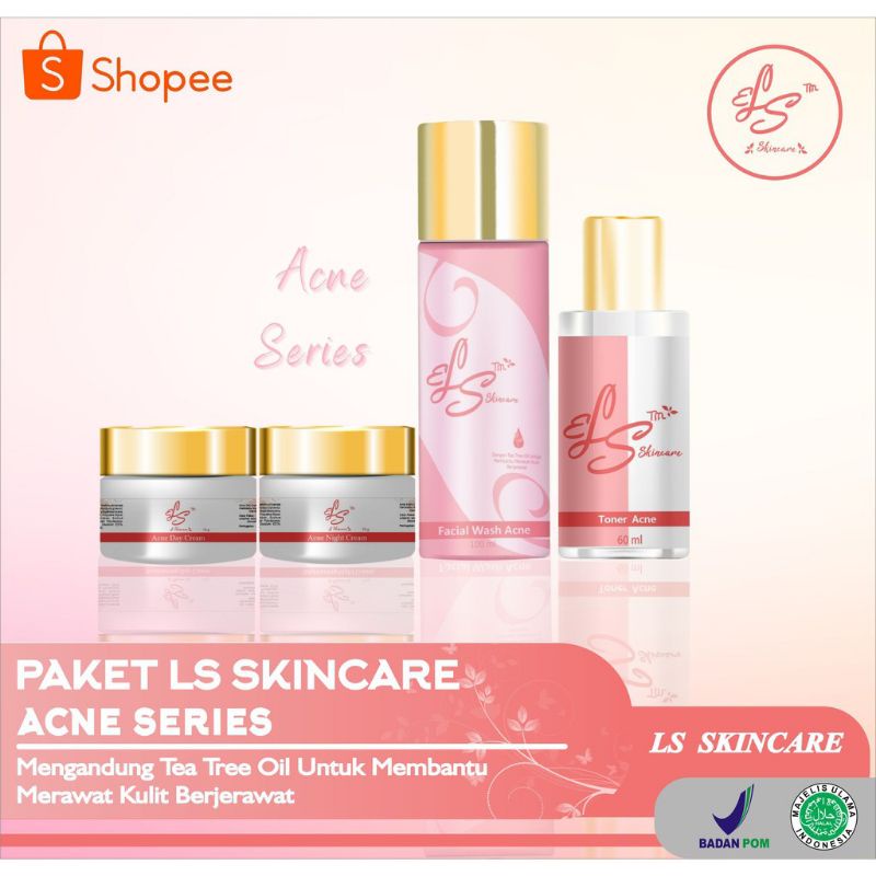 LS SKINCARE BPOM CREAM BERJERAWAT KOSMETIK PERAWATAN