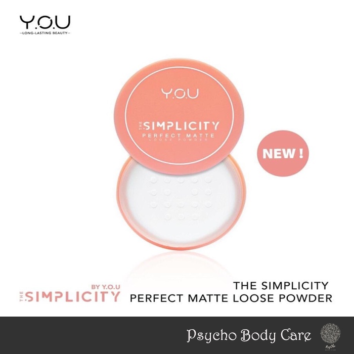 YOU Simplicity Loose Powder bedak tabur YOU The Simplicity Perfect Matte Original BPOM COD