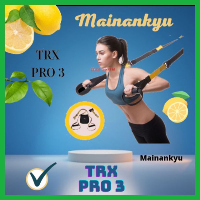 (MAINANKYU) TRX PRO 3 Yoga Fitness Gym Power Rope