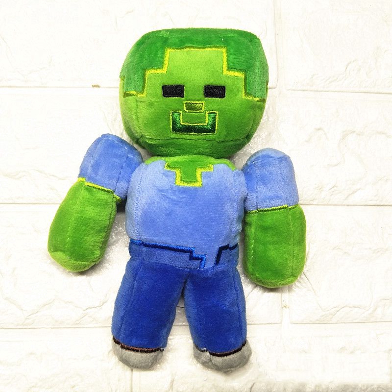 22cm Minecraft Plush Toys Minecraft Creeper Enderman Wolf Soft Stuffed Kids Gift