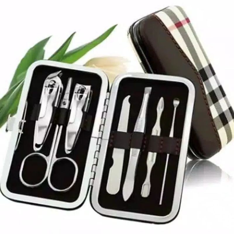 Manicure Set 9 IN1 Paket Gunting Kuku Korek Telinga (PACKING DOMPET)