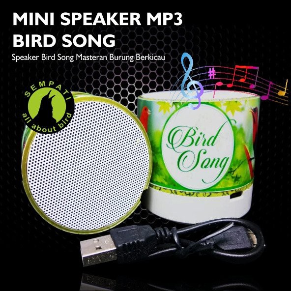 BIRD SONG MINI SPEAKER PLAYER MP3 MASTERAN BURUNG BERKICAU