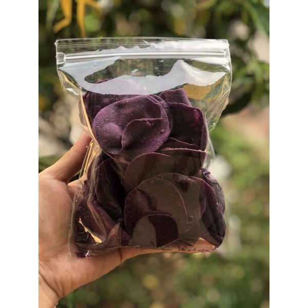 

Keripik ubi ungu kemasan 100gram