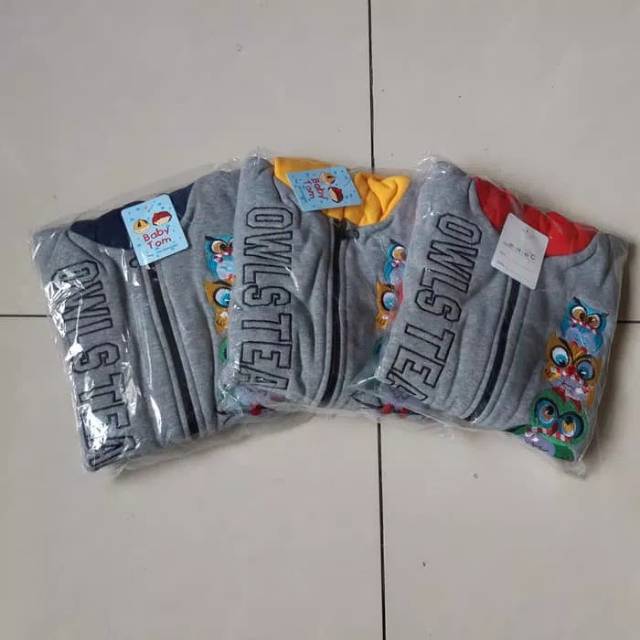 JAKET ANAK HOODIE 1-2 TAHUN - SWEATER BAYI - BABY SWITER ZIPPER