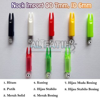 Nock Import 7mm / Nock Plastik Untuk Anak Panah