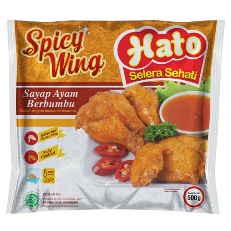 

HATO SPICY WING 500 GR