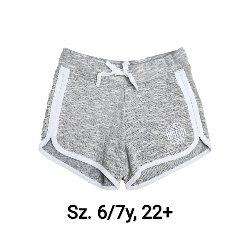 Celana pendek anak perempuan Justice short pants grey sz. 6/7y, 22+