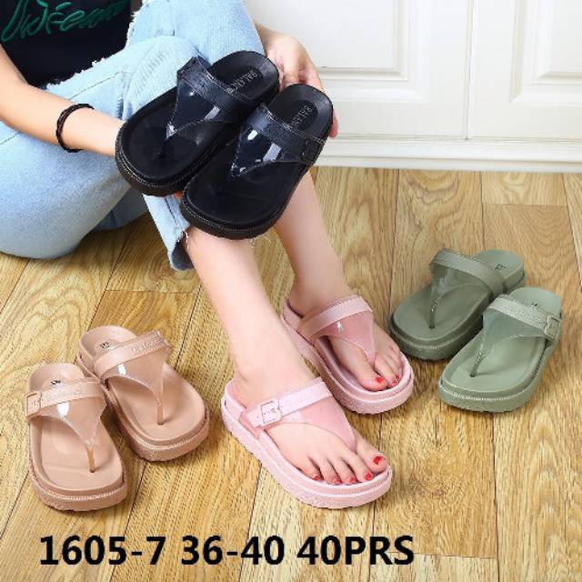 BALANCE 1605-7/sandal jelly wanita/sandal jelly balance