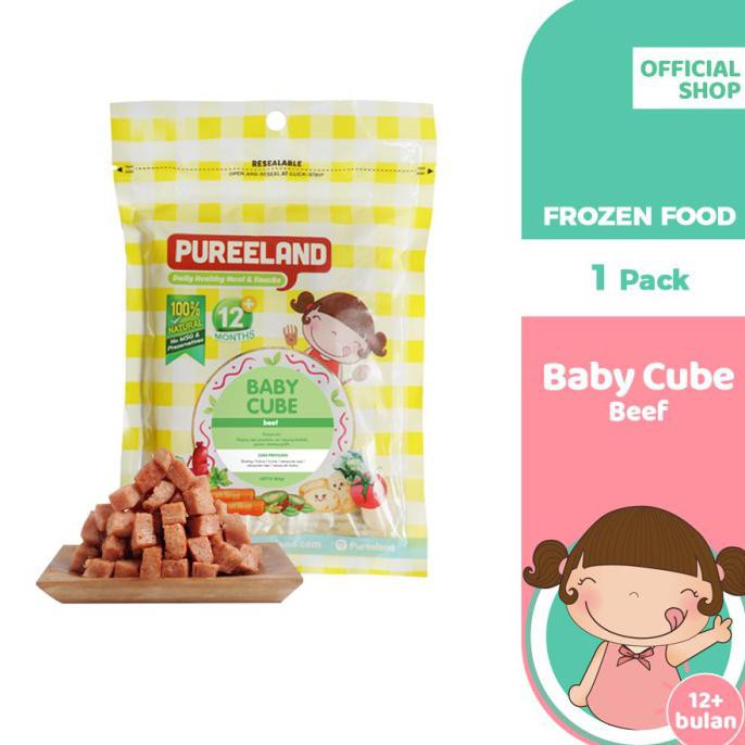 Sale Pureeland Baby Beef Cube / Mpasi Bayi Organik / Makanan Bayi