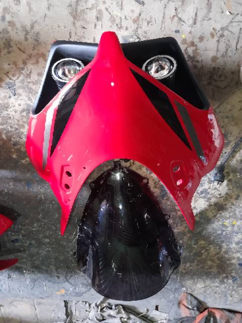 PAKETAN KEDOK GSX R150 cover tangki cover bodi single seat gsx R150