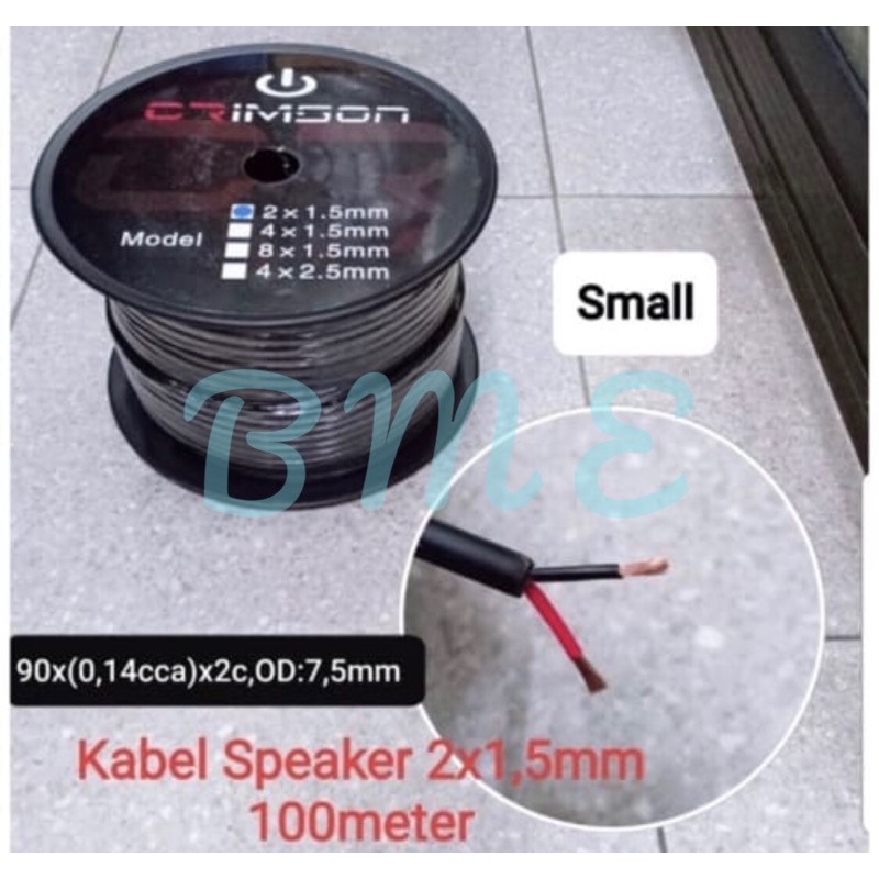 KABEL SPEAKER 2x1.5 mm CRIMSON HARGA PER ROL