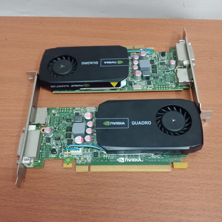 VGA PCI-EXPRESS NVIDIA QUADRO 600, 1GB-128BIT DDR3, MURMER BERGARANSI