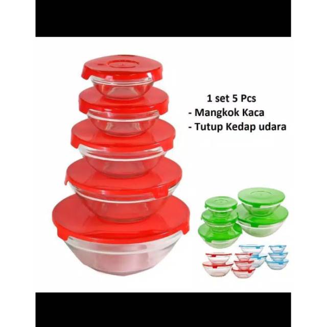 GLASS BOWL SET/ FRESH BOWL KACA / MANGKOK BOWL