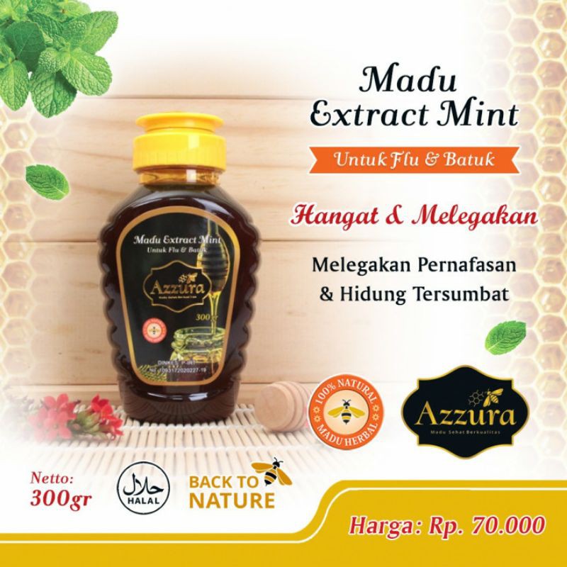 

Madu Extract Mint 300gr ASLI SEHAT MURNI
