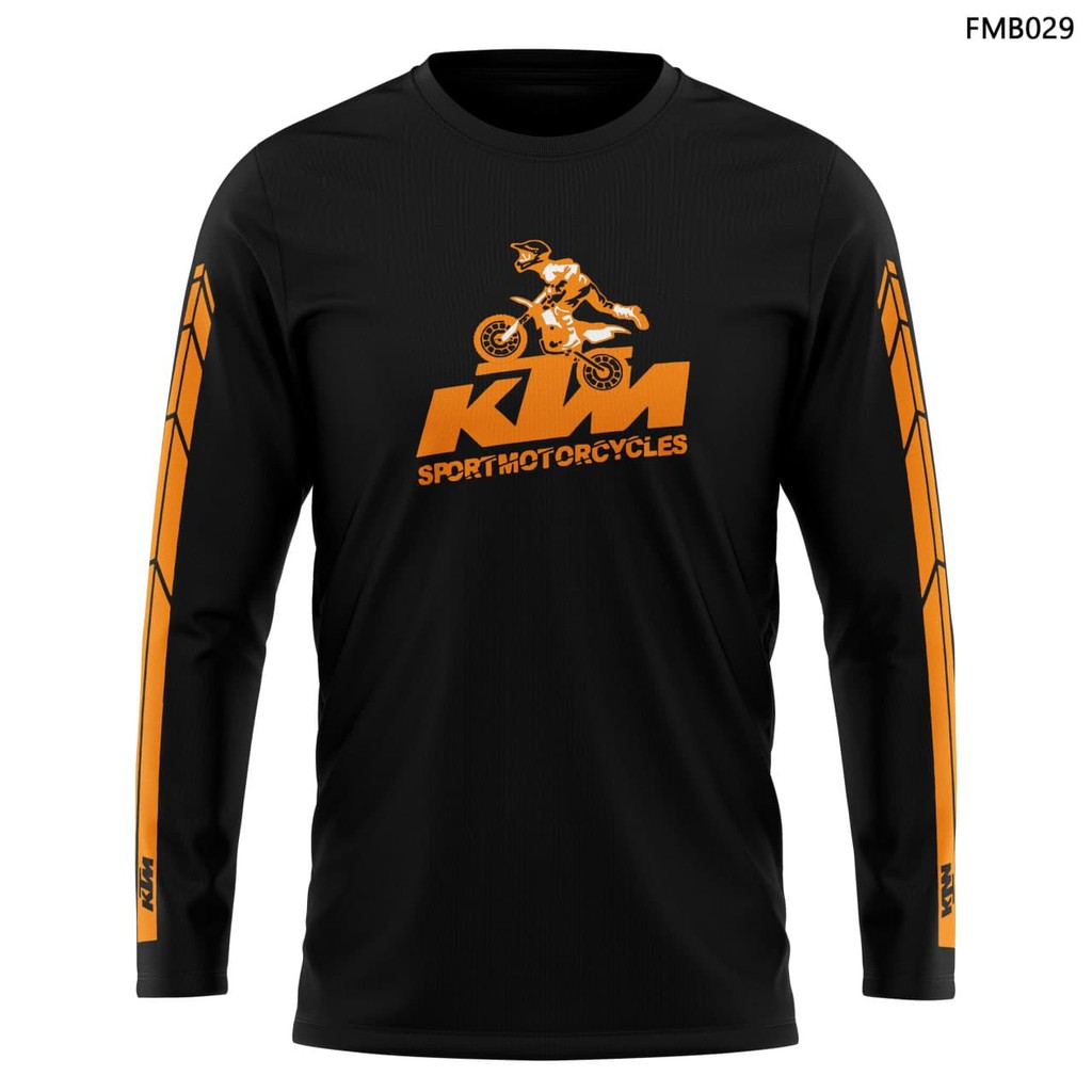 Baju Pria Otomotif Kaos Motor Cross KTM Baju KTM Sport Motorcycle - Panjang