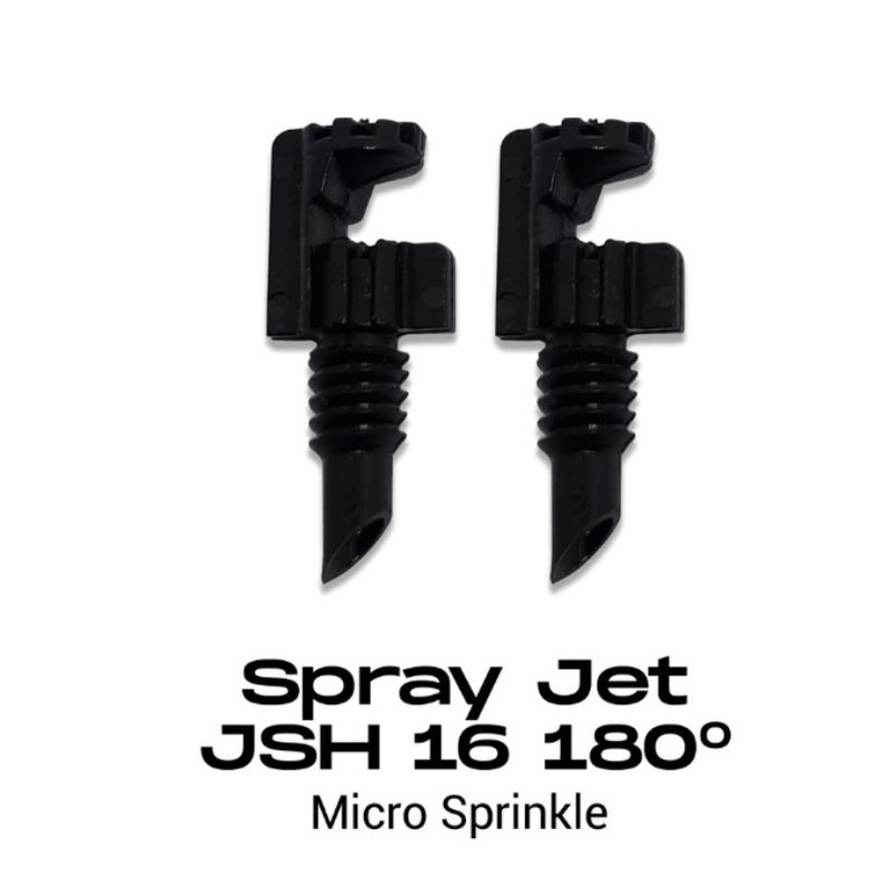 Alat untuk menyemprot bibit tanaman dan bibit sayuran Sprayjet 180 derajat hitam
