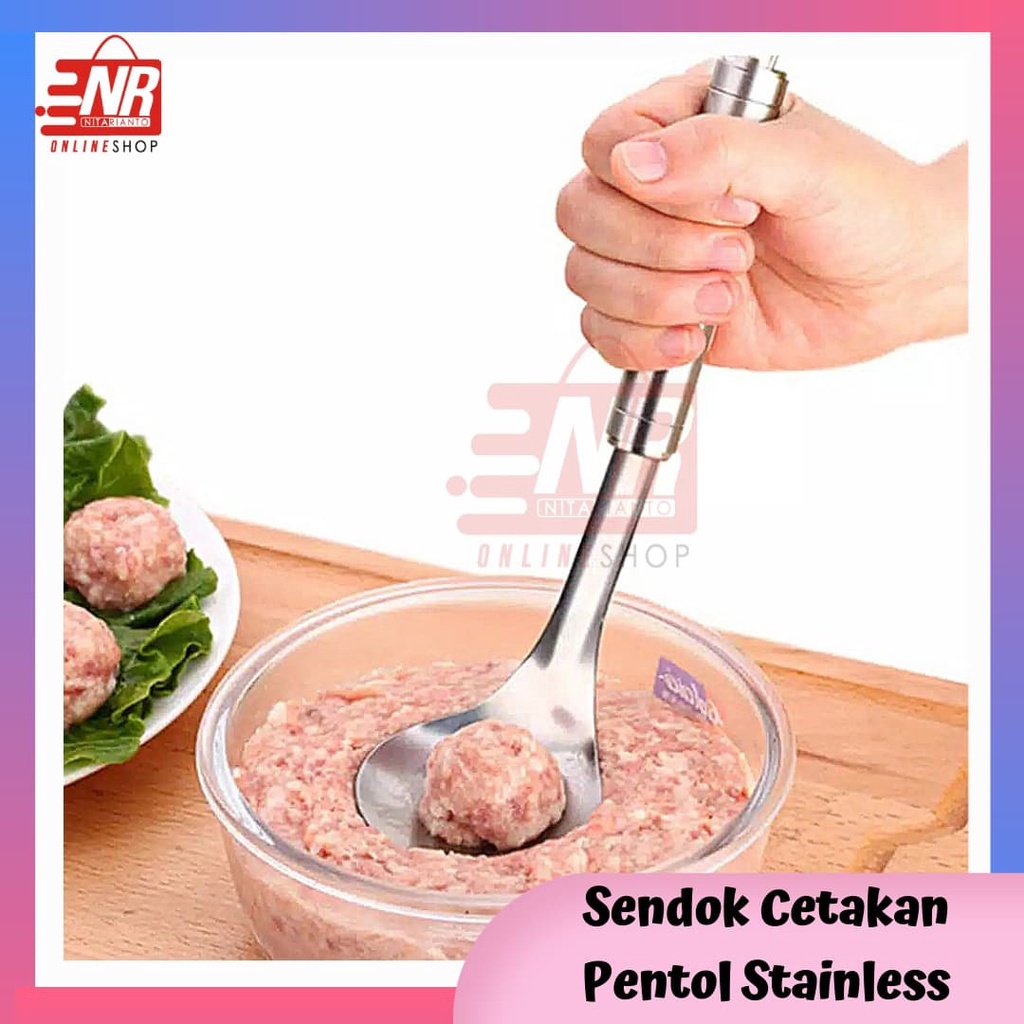 Cetakan Pentol / Sendok Cetakan pentol / Cetakan Bakso / Cetakan Nastar / Cetakan bulat