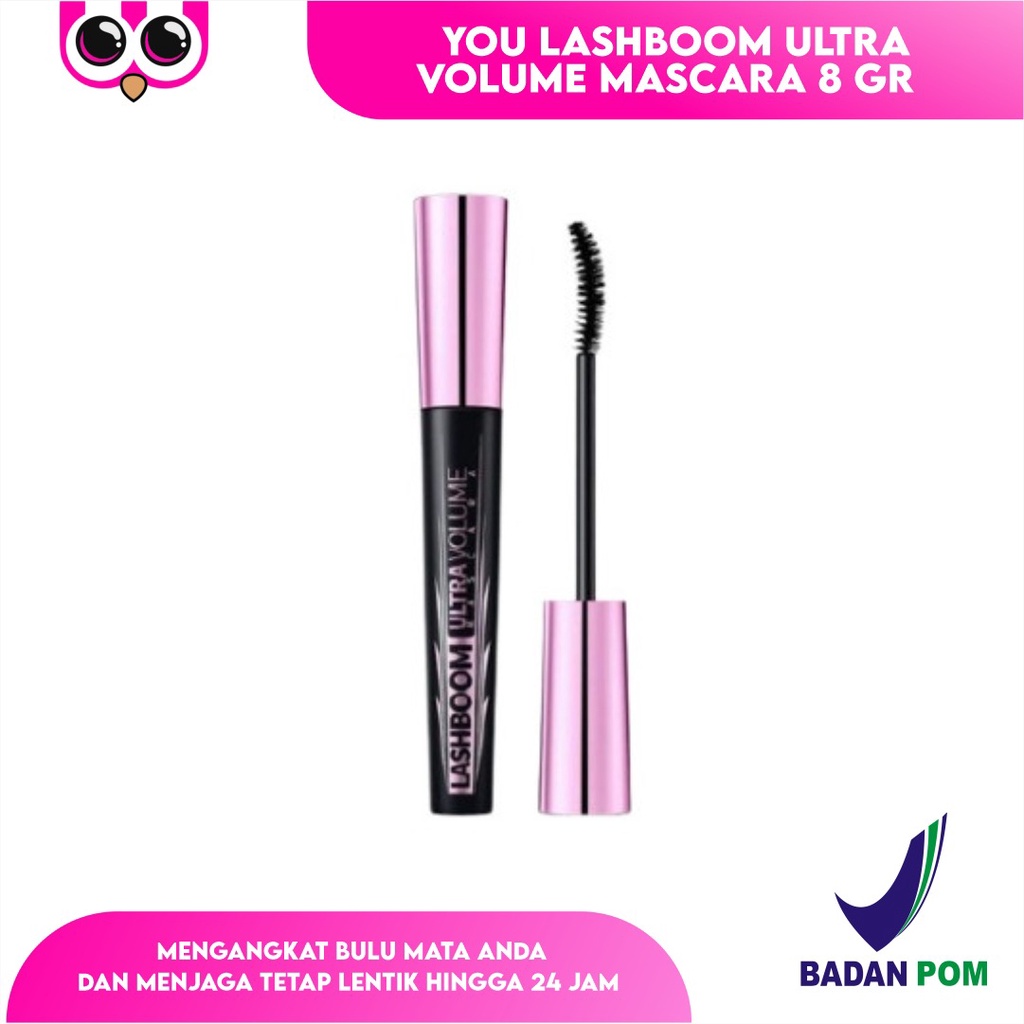[ LASHBOOM ] YOU LASHBOOM ULTRA VOLUME MASCARA 8 GR / MASKARA WATERPROOF