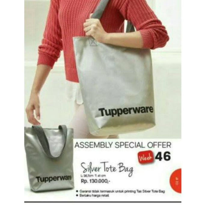 Tas Silver / Silver Tote Bag