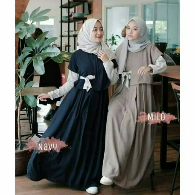 Denada Maxy / Dress Muslim / Gamis Remaja / Baju Muslim Wanita