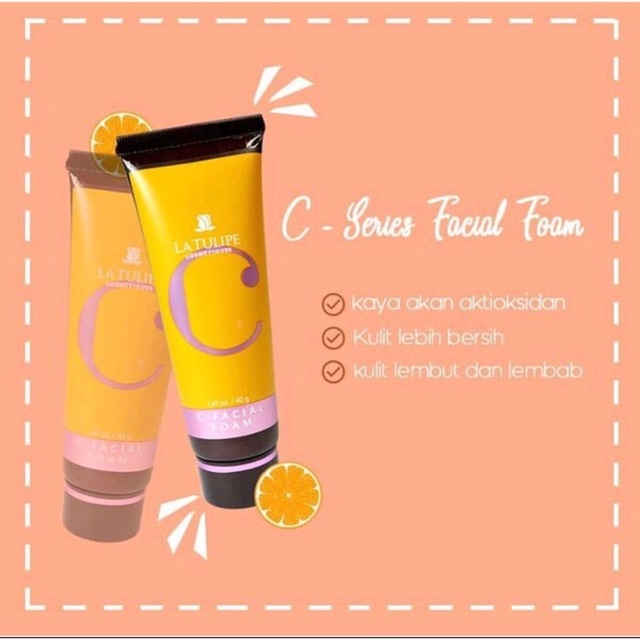 La tulipe C Facial Foam