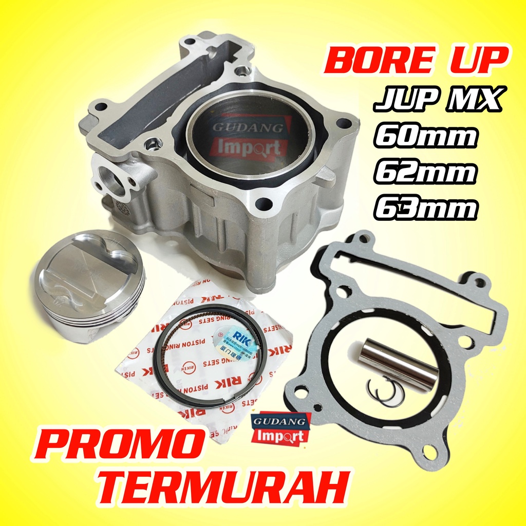 BLOK SEHER BORING BORE UP JUPITER MX VXION 60 62 63 60MM 62MM 63MM