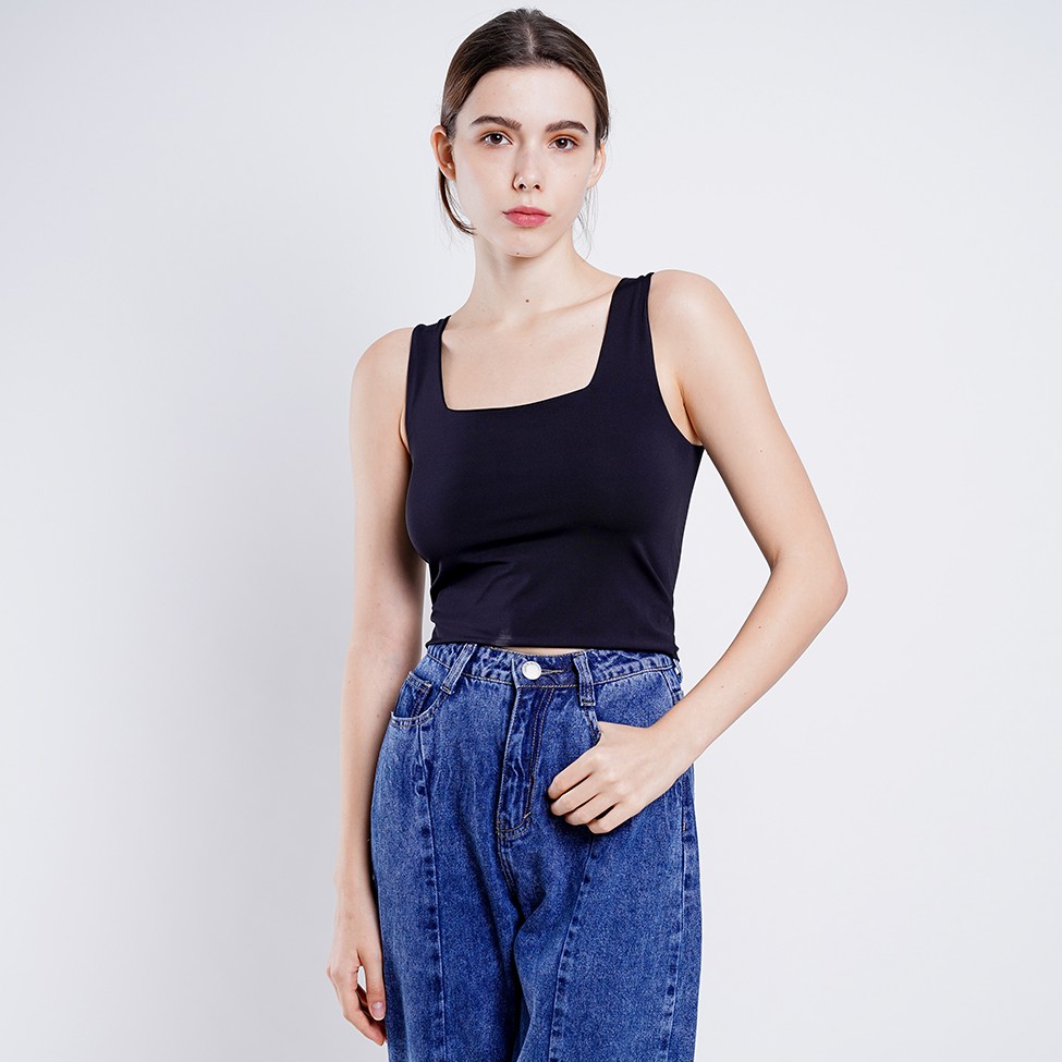 ADA - Tank Top Janice Basic Square Stretch Comfy-1