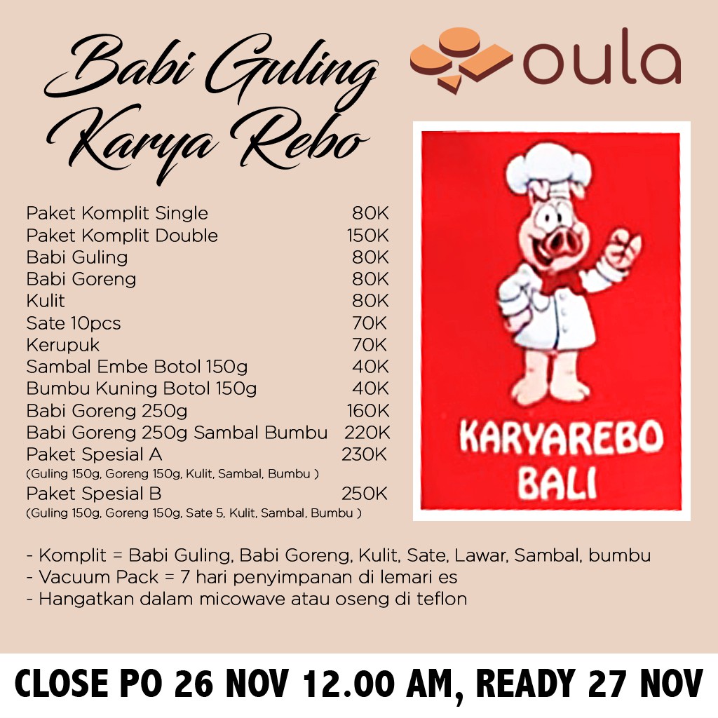 Babi Guling Karya Rebo Bali