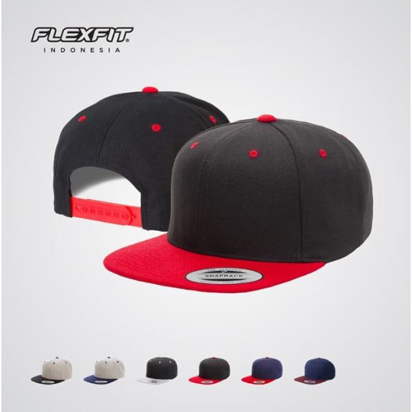 Topi Flexfit Yupoong 6089MT Premium Classic Snapback 2-Tone