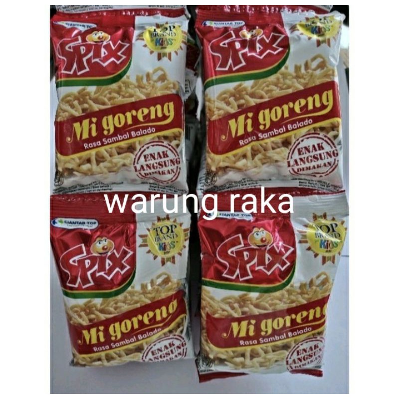 

spix mi goreng di jual 1 renteng isi 10 pcs/sachet