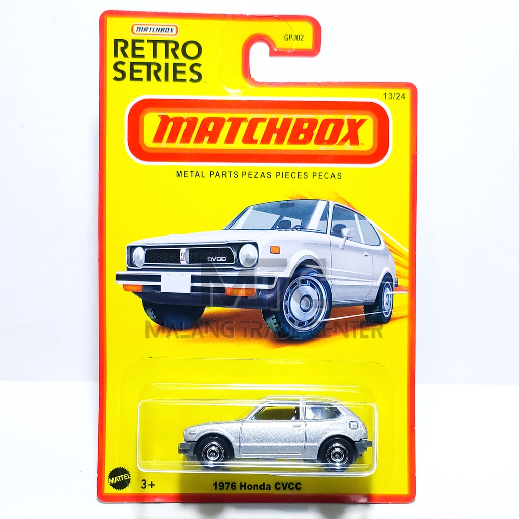 Matchbox 1976 Honda CVCC Retro Series Silver 939J