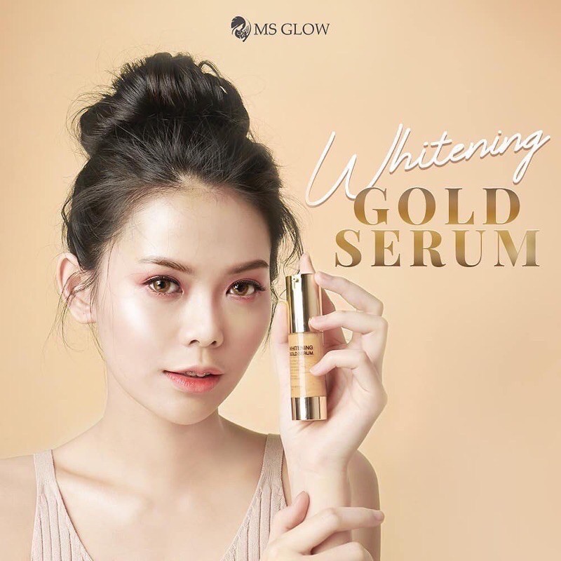Ms glow Serum Whitening Gold Serum Gold Ms Glow Ori Ms Glow Serum Gold Serum Flek Hitam Noda Hitam