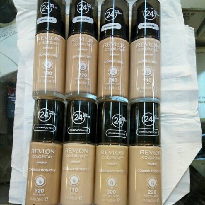 (Original 100%) Revlon Colorstay Foundation Makeup