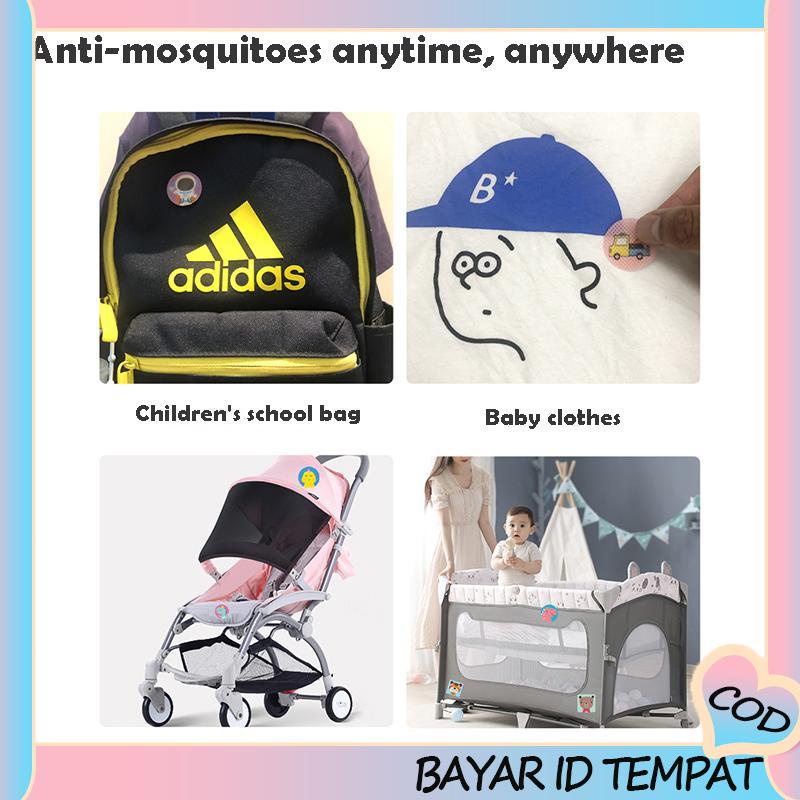 COD❤️ 6 PCS bayi stiker pengusir nyamuk Hewan Kartun Anti Nyamuk Stiker Patch untuk Bayi Anak-anak Wanita Hamil-A.one